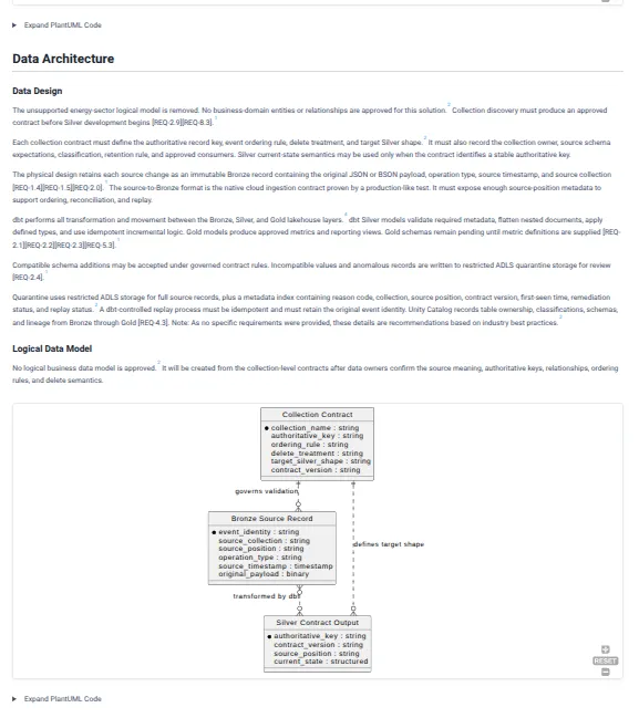 Generated design document: interface and dependency map