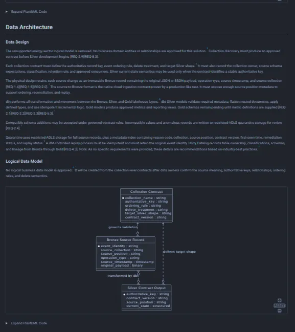 Generated design document: interface and dependency map